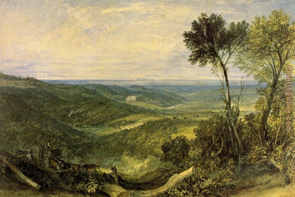 The Vale of Ashburnham painting - Joseph Mallord William Turner The Vale of Ashburnham art painting